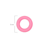 Oring Pequeño Por Unidad Rosado Delgado