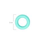 Oring Pequeño Por Unidad Verde Menta Delgado