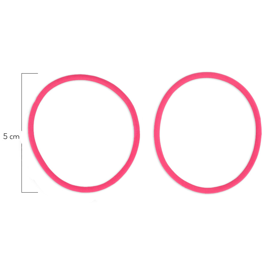 Oring Por Par Delgado Fucsia