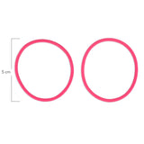 Oring Por Par Delgado Fucsia