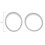 Oring Por Par Delgado Gris