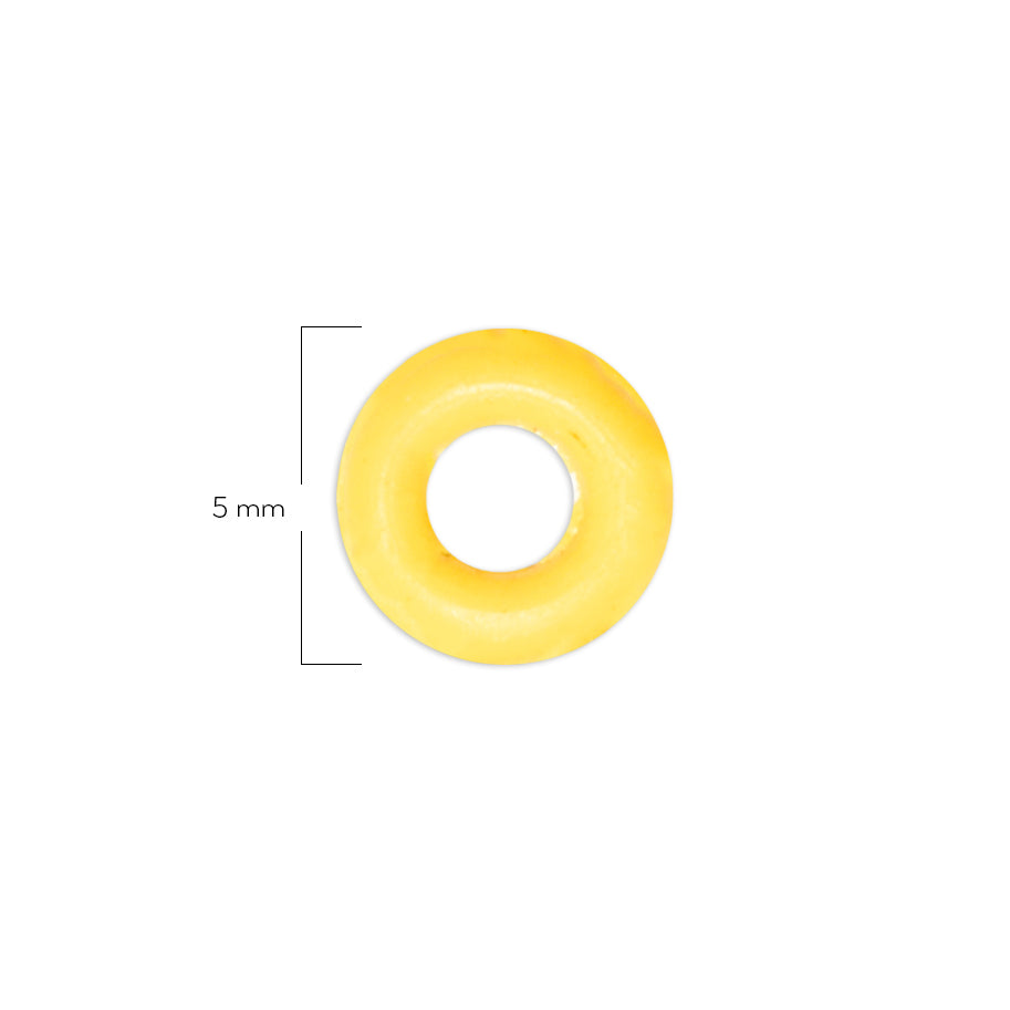 Oring Pequeño Por Unidad Amarillo Grueso