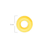 Oring Pequeño Por Unidad Amarillo Grueso
