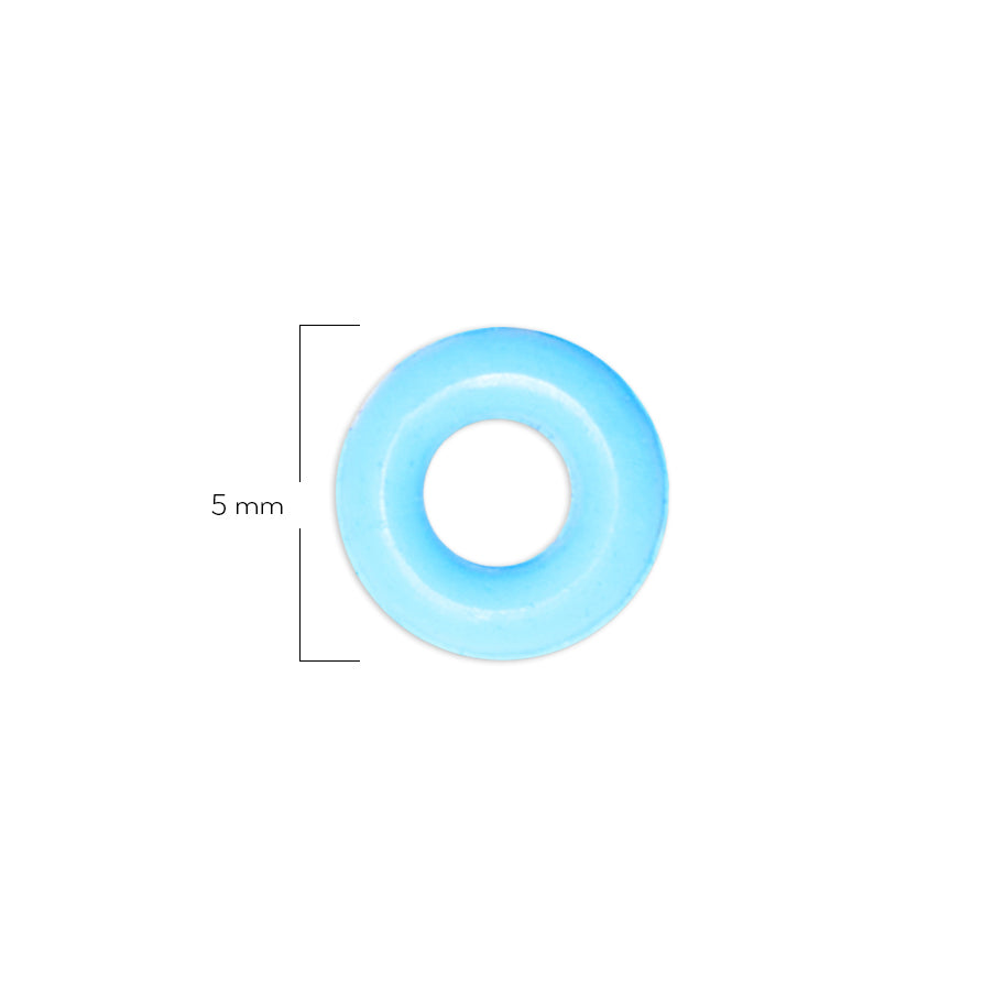 Oring Pequeño Por Unidad Azul Cielo Grueso