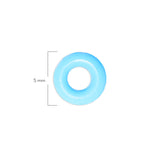 Oring Pequeño Por Unidad Azul Cielo Grueso