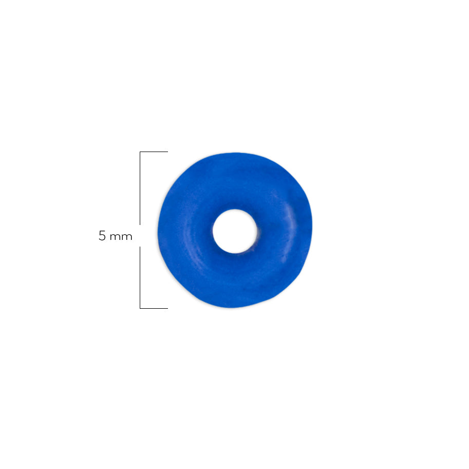 Oring Pequeño Por Unidad Azul Pitufo Grueso