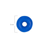 Oring Pequeño Por Unidad Azul Pitufo Grueso