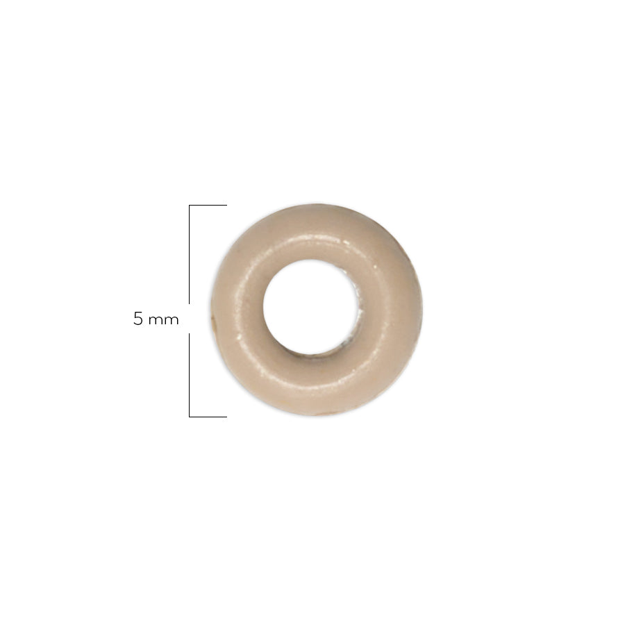 Oring Pequeño Por Unidad Beige Oscuro Grueso