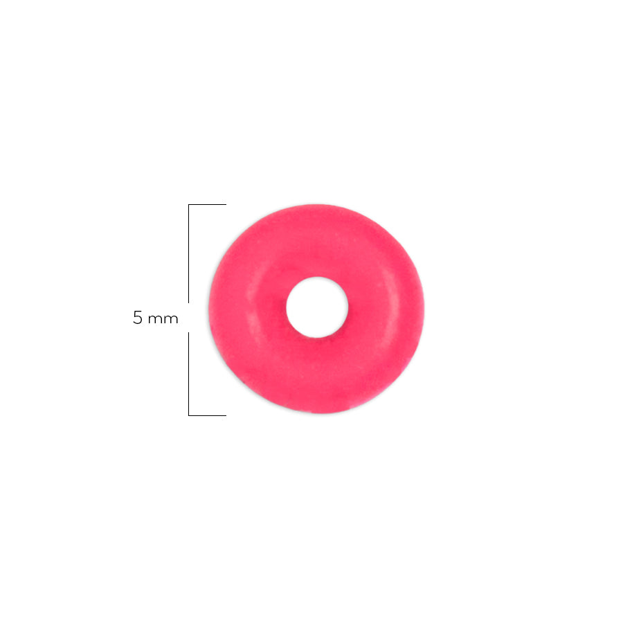 Oring Pequeño Por Unidad Fucsia Grueso