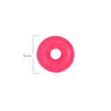 Oring Pequeño Por Unidad Fucsia Grueso