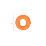 Oring Pequeño Por Unidad Naranja Grueso