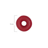 Oring Pequeño Por Unidad Rojo Grueso