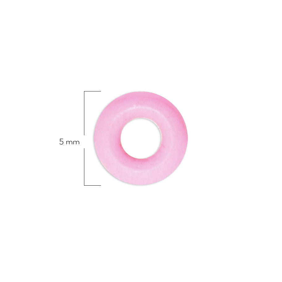 Oring Pequeño Por Unidad Rosado Bebé Grueso