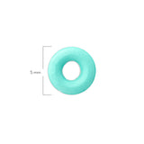 Oring Pequeño Por Unidad Verde Menta Grueso