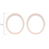 Oring Por Par Grueso Mandarina