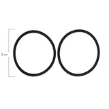 Oring Por Par Grueso Negro