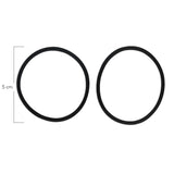 Oring Por Par Delgado Negro