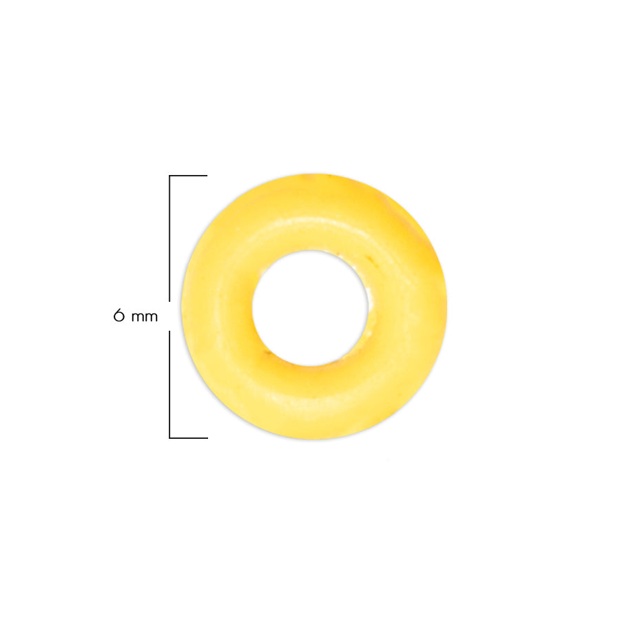 Oring Pequeño Por Unidad Amarillo Grueso
