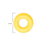 Oring Pequeño Por Unidad Amarillo Grueso