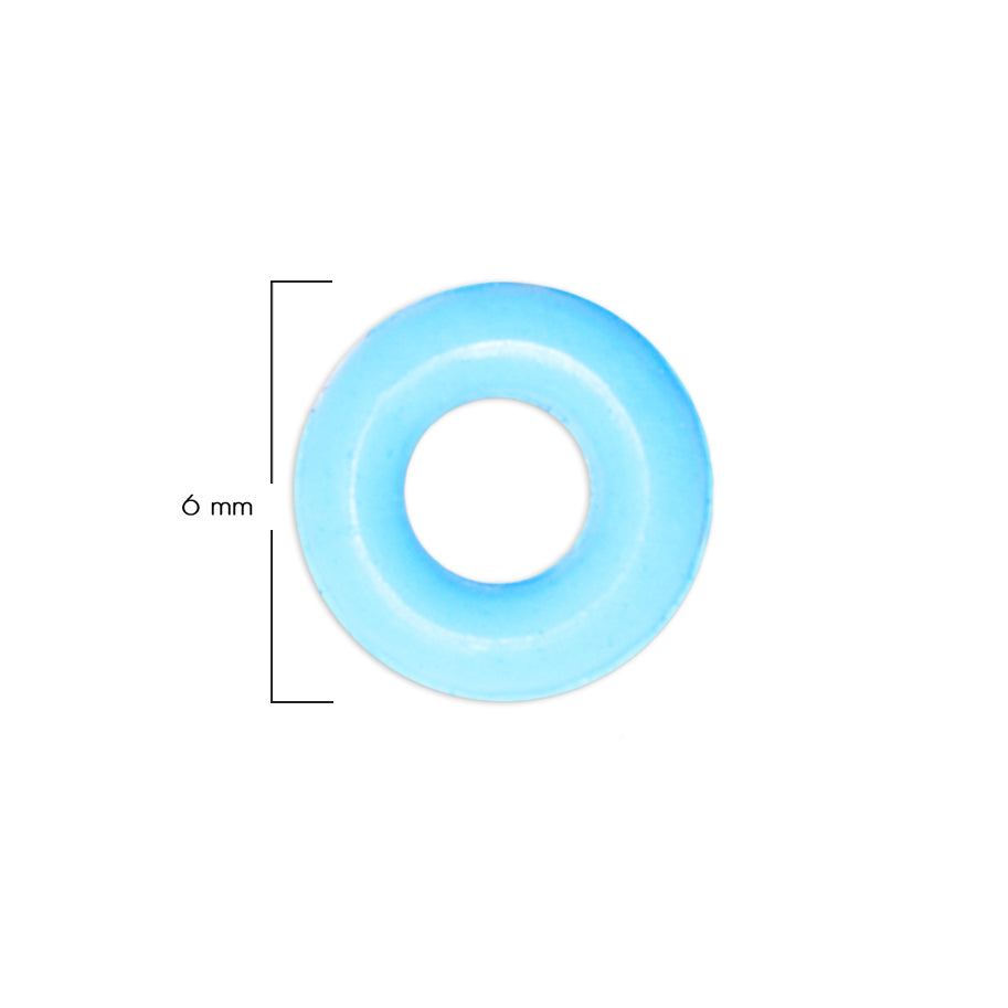 Oring Pequeño Por Unidad Azul Cielo Grueso
