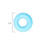 Oring Pequeño Por Unidad Azul Cielo Grueso