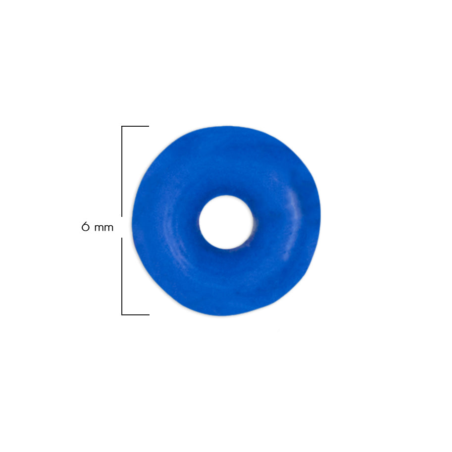 Oring Pequeño Por Unidad Azul Pitufo Grueso