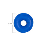 Oring Pequeño Por Unidad Azul Pitufo Grueso