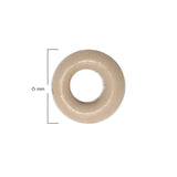 Oring Pequeño Por Unidad Beige Oscuro Grueso
