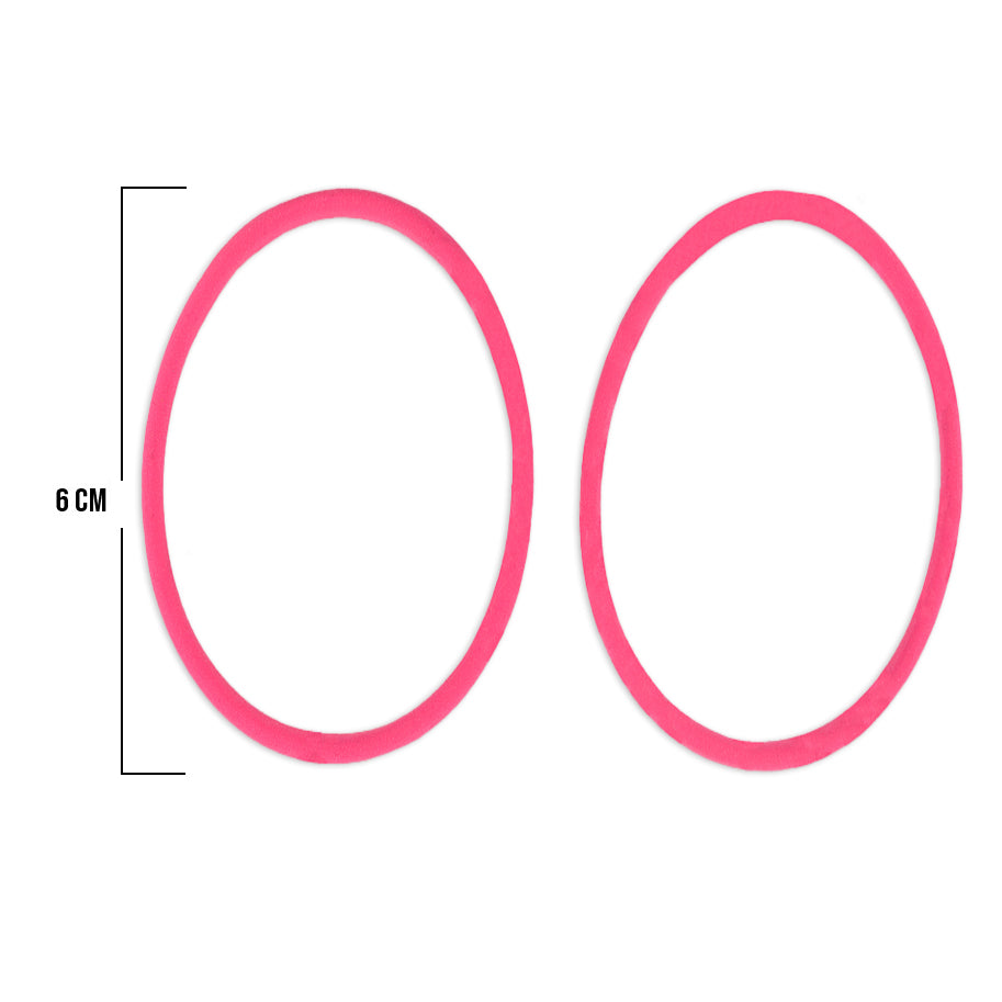 Oring Por Par Grueso Fucsia