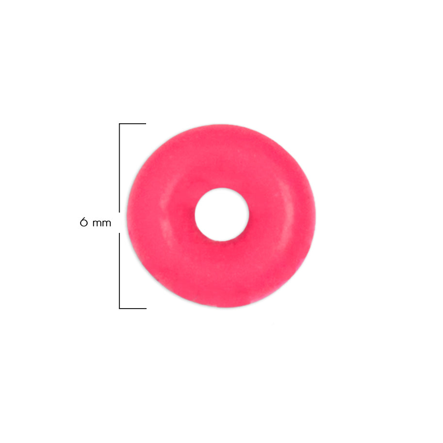Oring Pequeño Por Unidad Fucsia Grueso