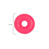 Oring Pequeño Por Unidad Fucsia Grueso