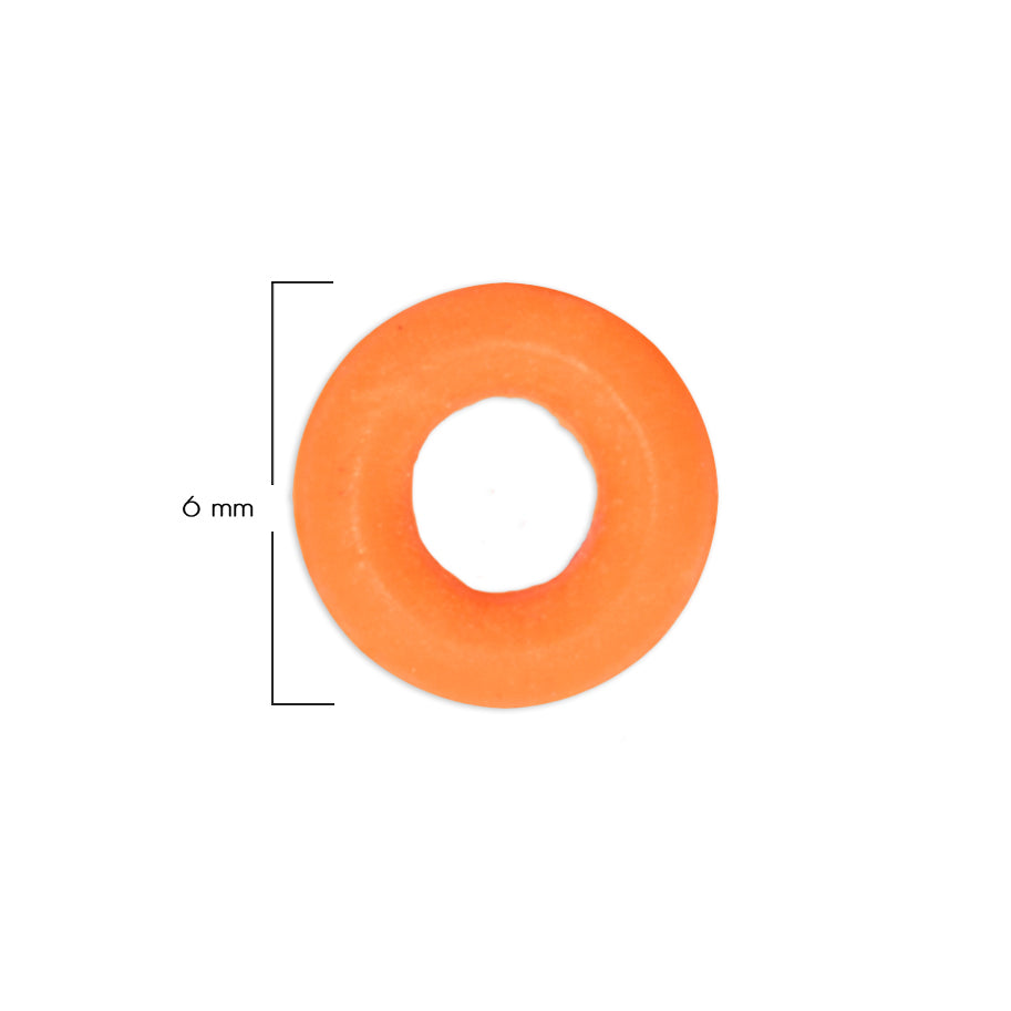 Oring Pequeño Por Unidad Naranja Grueso
