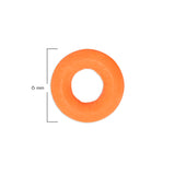 Oring Pequeño Por Unidad Naranja Grueso