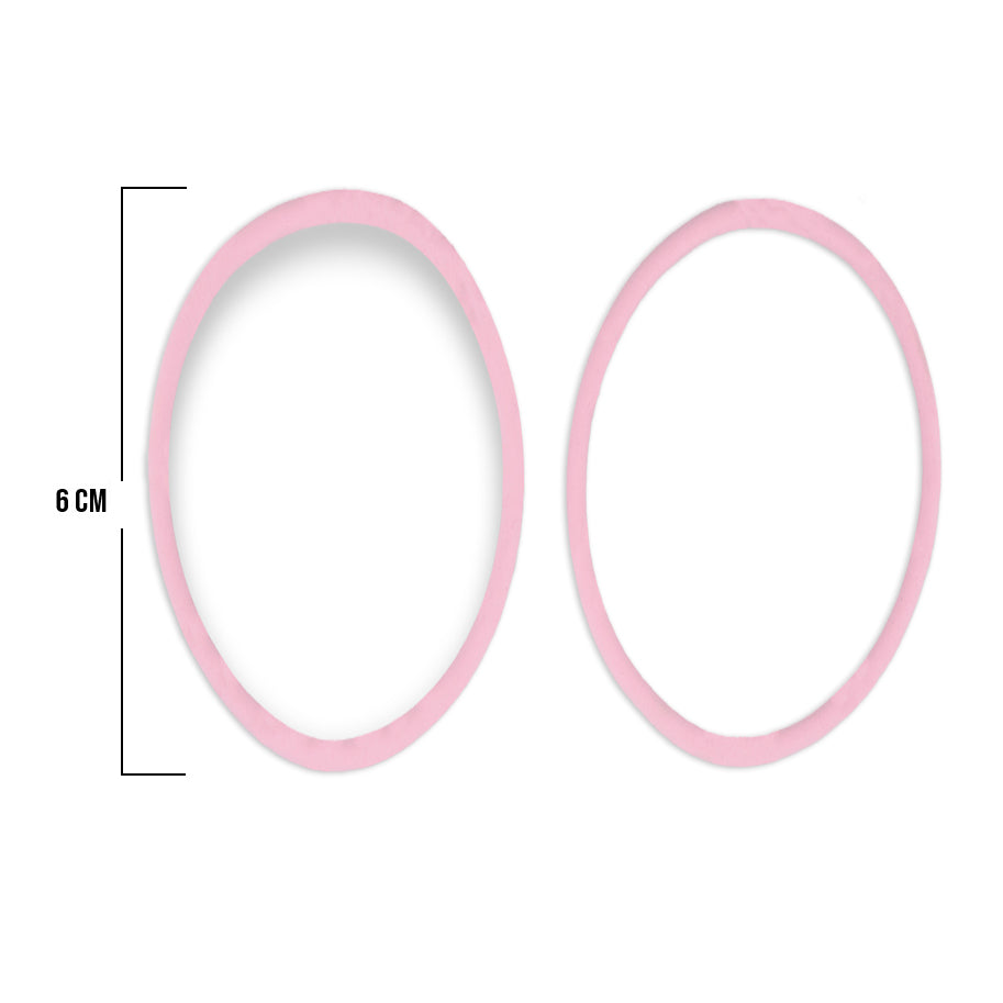 Oring Por Par Grueso Rosado Bebé