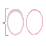 Oring Por Par Grueso Rosado Bebé