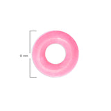 Oring Pequeño Por Unidad Rosado Grueso