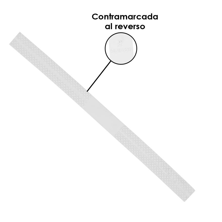 Correa HB 13mm 2 Líneas Blanca Neopreno