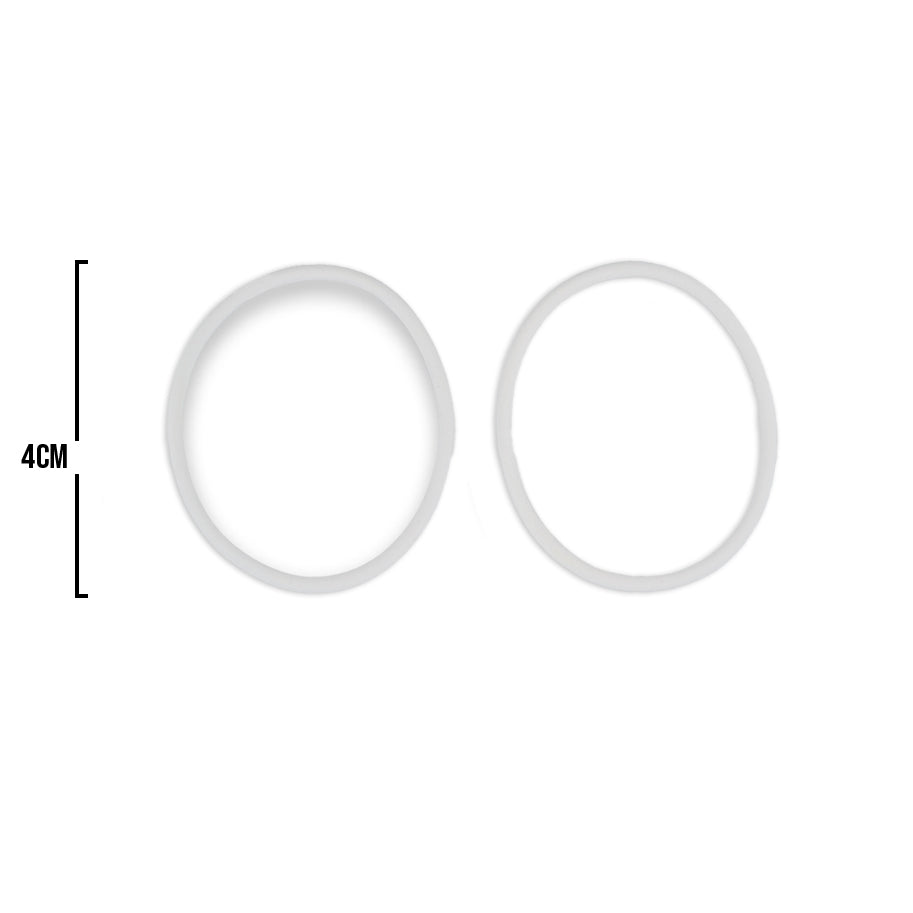 Oring Por Par Delgado Blanco