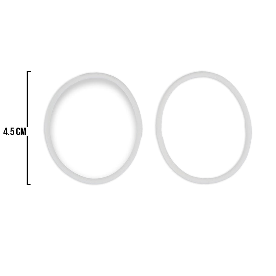 Oring Por Par Delgado Blanco
