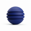 Bola de Neopreno Azul Rey Rayada