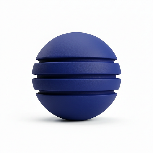 Bola de Neopreno Azul Rey Rayada