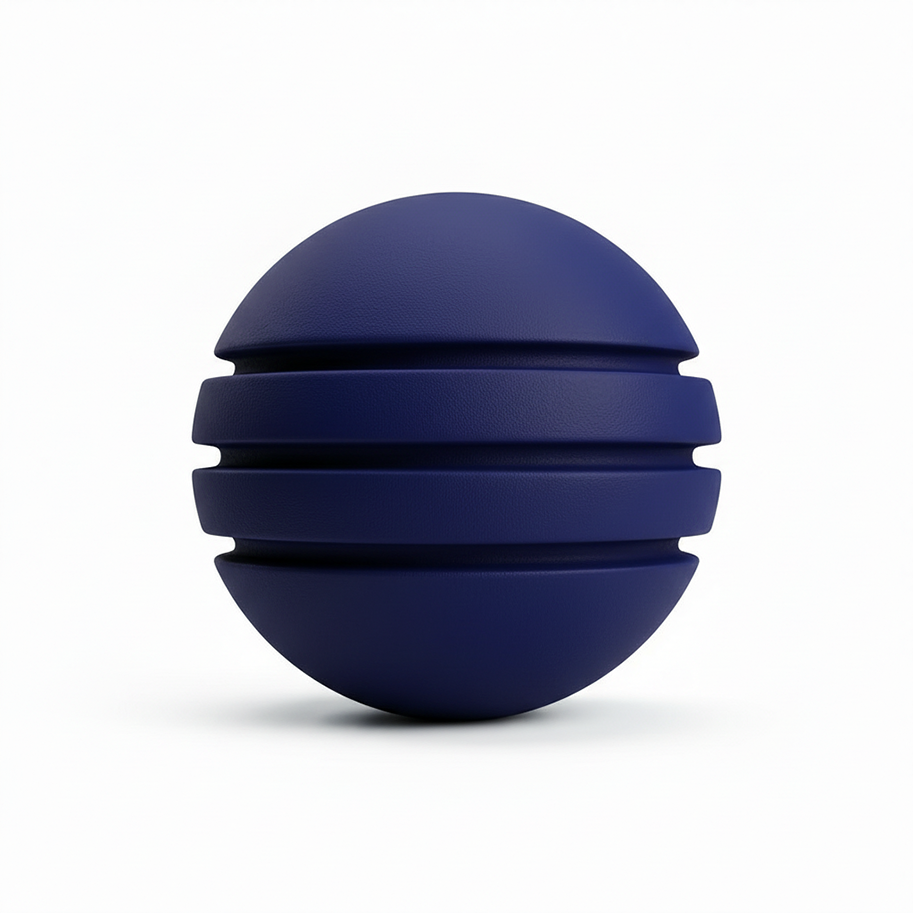 Bola de Neopreno Azul Tommy Rayada