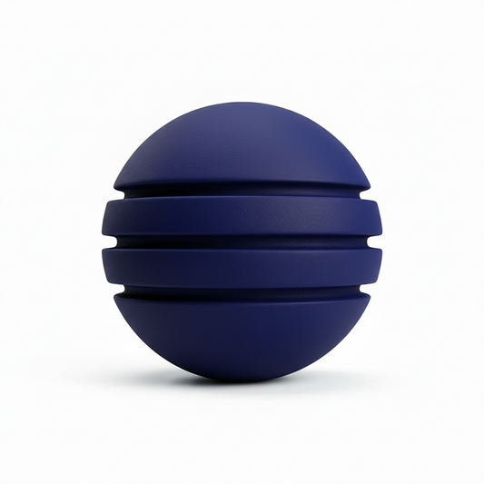 Bola de Neopreno Azul Tommy Rayada