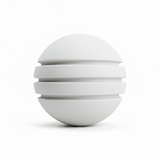 Bola de Neopreno Blanco Rayada