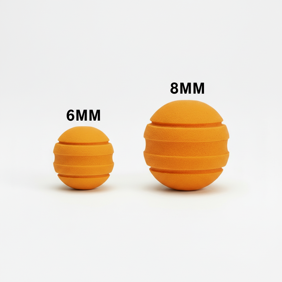 Bola Neopreno Naranja 1.5 Dos Rayas