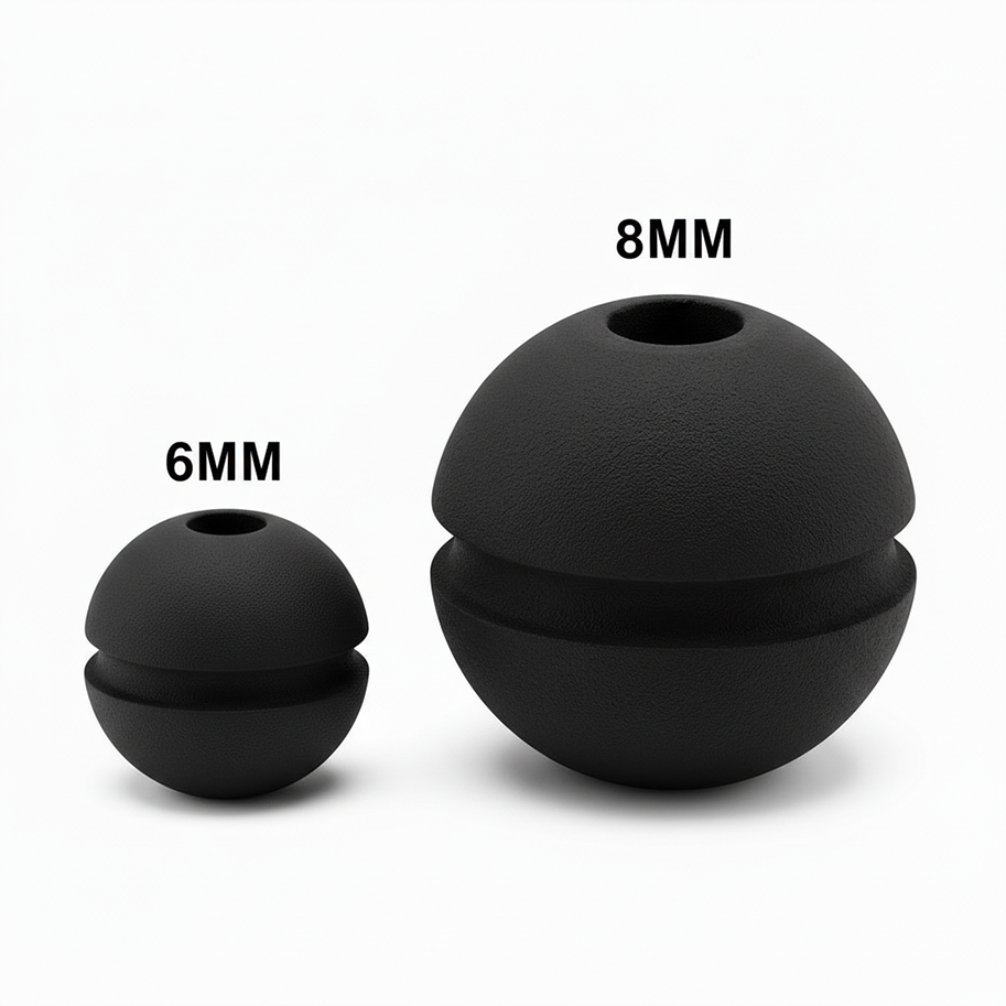 Bola Neopreno Negro 1.5 Liso