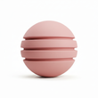 Bola de Neopreno Rosado Rayada