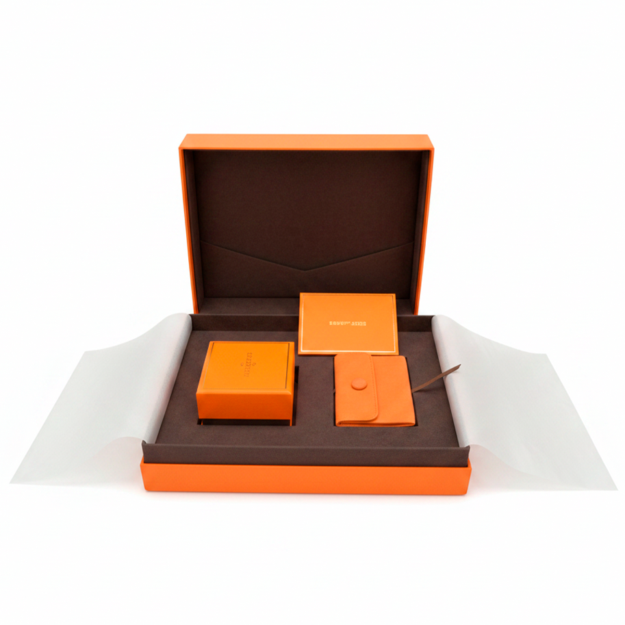 Caja De Regalo Best Wishes Naranja N05
