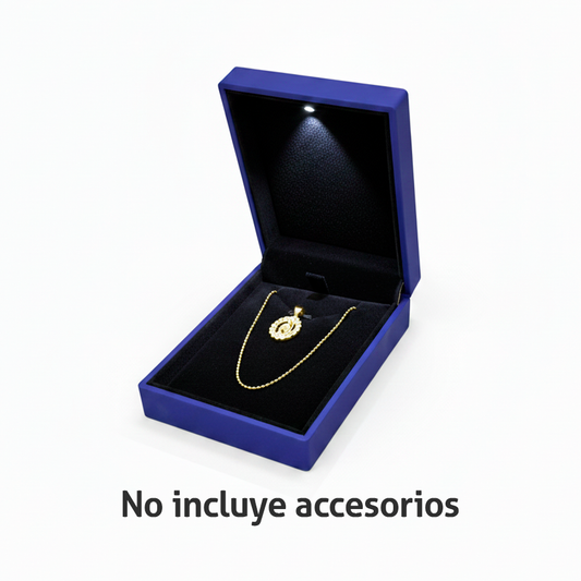 Estuche Con luz Para Juego Azul Rey N033