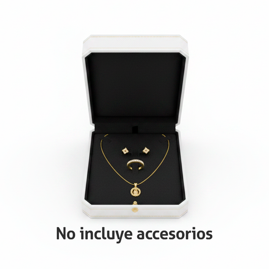 Estuche De Lujo CT Blanco Grande Para Juego N046